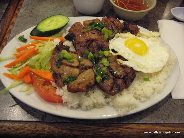 regular pork chop on rice